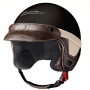 Casque Jet Borsalino Panama Croco Noir