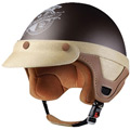 Casque Jet Borsalino Panama Tabac mat