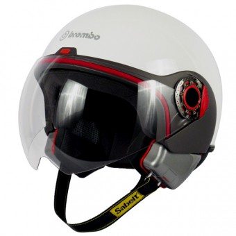 Casque Jet Brembo B.Jet Blanc Brillant Casque Jet Brembo B.Jet Blanc Brillant