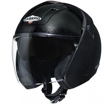 Casque moto Jet Downtown S Noir Brillant