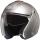 Casque moto Jet Downtown S titane mat