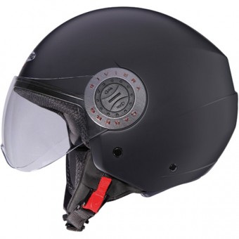 Casque moto Jet Riviera S noir mat