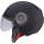Casque moto Jet Riviera S noir mat