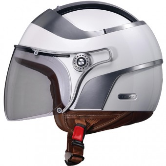 Casque moto Jet Uno Jet Blanc Nacr�