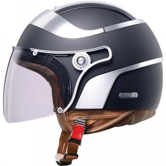 Casque moto Jet Uno Jet Noir Mat