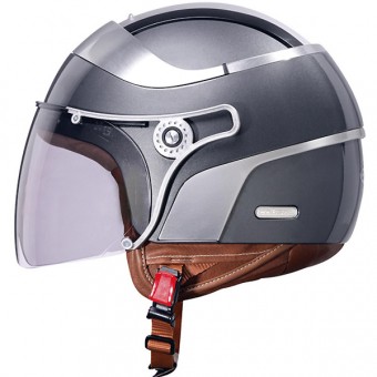 Casque moto Jet Uno Jet Gun Metal