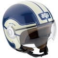 Casque moto AGV BALI Copter Chopper Bleu Creme