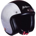 Casque Jet Airborn AB 35 Argent Brillant
