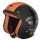 Casque Jet Airborn ABLT 28 Noir Orange
