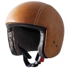 Casque Jet Andrea Cardone Jet Vitello Cervo Havane