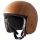 Casque Jet Andrea Cardone Jet Vitello Cervo Havane
