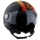 Casque Jet Astyle Fluo Noir Multicolor Brillant