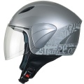 Casque moto CODE TR1 Deco Argent