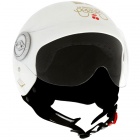 Casque Jet Edguard Bobber Couture Cherry Blanc Casque Jet Edguard Bobber Couture Cherry Blanc