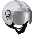 Casque moto GPA District Blanc Pur