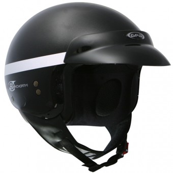 Casque Jet GPA Smooth noir m�tal