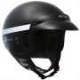 Casque Jet GPA Smooth noir m�tal