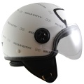 Casque Jet Hello Kitty Text - Blanc