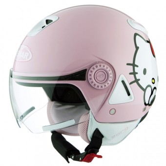 Casque Jet Hello Kitty Deco Rose