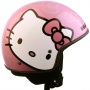 Casque Jet Hello Kitty Candy - Rose Blanc