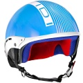 Casque moto IDI Mini Stripes Turquoise - Blanc