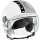 Casque Jet IDI Stripes Fluo Blanc - Noir