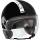 Casque Jet IDI Stripes Noir Mat - Titane