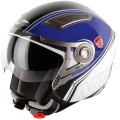 Casque moto Nitro NP-100J Insigna Bleu Blanc