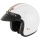 Casque Jet Nitro X580 Cuir Blanc Vert Rouge