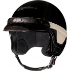 Casque Jet Borsalino Panama Croco Noir