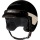 Casque Jet Borsalino Panama Croco Noir