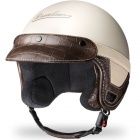 Casque Jet Borsalino Panama Croco Creme