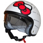 Casque Jet Hello Kitty Text - Blanc