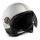 Casque Jet Momo Design Fighter II Blanc Mat Or 5