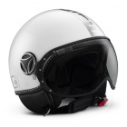 Casque Fashion Momo Design Fighter II Blanc Quartz Chrome 8