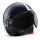 Casque Jet Momo Design Fighter II Bleu Marine Blanc 14