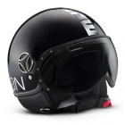 Casque Jet Momo Design Fighter II Noir Brillant Chrome 2