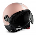 Casque Jet Momo Design Fighter II Rose Mat Blanc 13