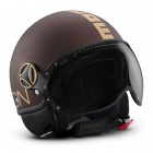 Casque Jet Momo Design Fighter II Tabac Mat Or 15