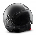 Casque Jet Momo Design Fighter II Titanium Argent 10