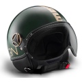 Casque moto Momo Design Fighter II Vert Anglais Or 16