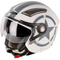 Casque moto Nitro NP-100J Heavy Blanc