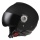 Casque moto Jet Mowie DJ Noir Mat