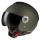 Casque moto Jet Mowie DJ Vert Mat