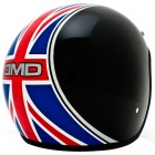 Casque Jet Dmd Vintage UK Noir Casque Jet Dmd Vintage UK Noir