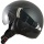 Casque Jet Roof Kicker Noir Mat