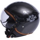 Casque Jet No Fear Jet 210 Black Charcoal Gloss Icon