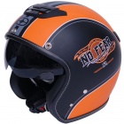 Casque Jet No Fear Jet 381 Orange Matt Hell
