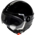 Casque Jet Precious Precious Noir Brillant