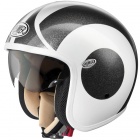 Casque Jet Premier Vintage V Blanc Argent